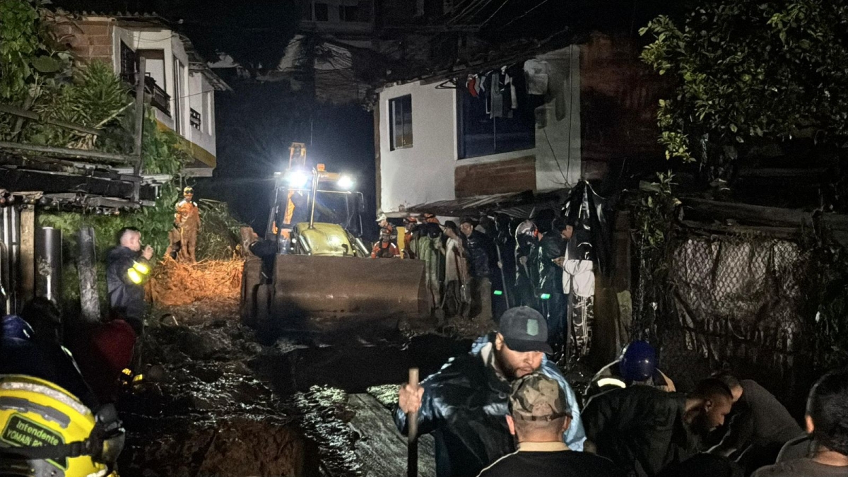 Tragedia en Sabaneta, Antioquia: las imágenes del desastre por lluvias que deja 5 muertos