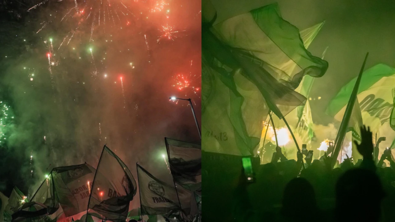La hinchada de Nacional se tomó São Paulo en la previa de la Copa Libertadores