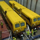 Llegó la nueva reperfiladora de rieles al sistema del Metro de Medellín