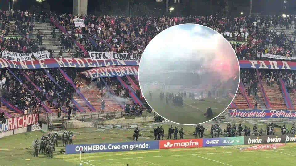 Protesta de hinchas obligó a suspender el DIM vs. Flamengo por Libertadores