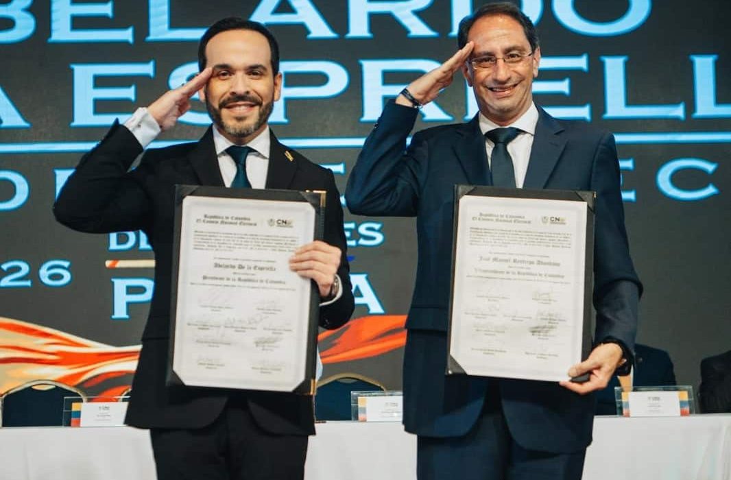 Entregan credenciales a Abelardo de la Espriella y José Manuel Restrepo como presidente y vicepresidente de Colombia
