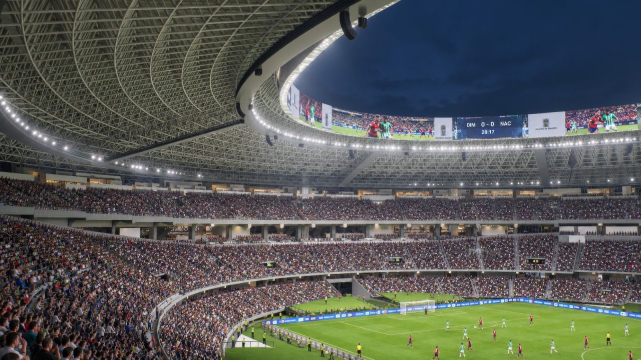 ¡Tecnología de punta! Así quedaría el estadio Atanasio Girardot para 2028
