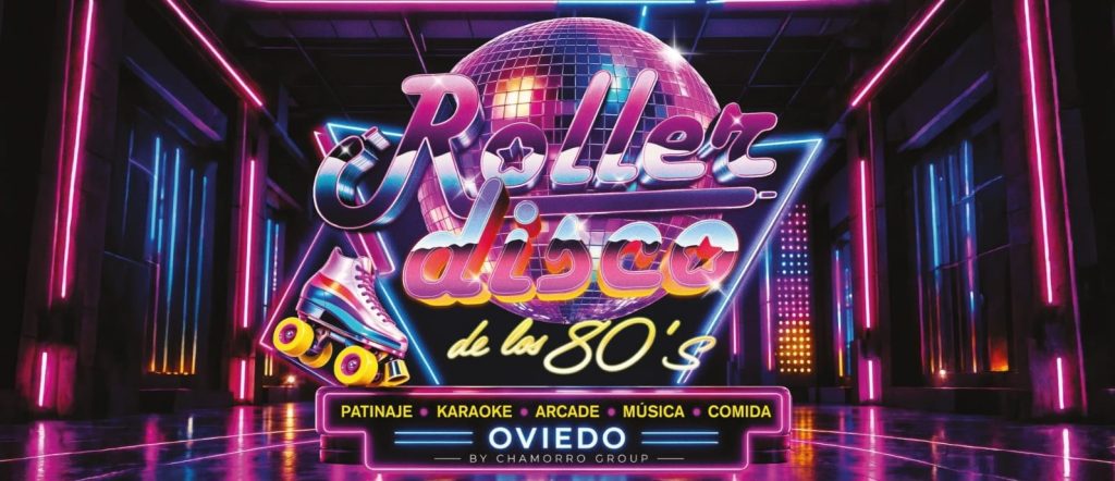 Llega a Oviedo la experiencia inmersiva «Roller Disco de los 80’s