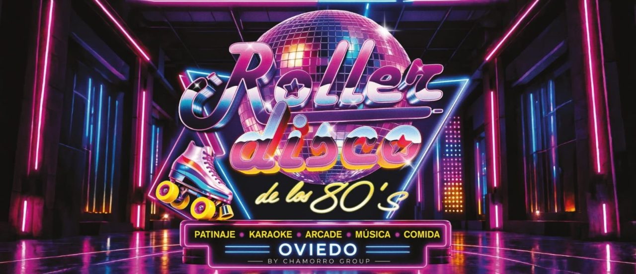 Llega a Oviedo la experiencia inmersiva «Roller Disco de los 80's